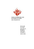 Bài báo cáo môn Nghiên cứu Marketing | Đại học Kiến trúc Đà Nẵng
