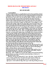 SKKN Phương Pháp Dạy Học Tích Hợp Trong Giảng Dạy Toán 9