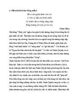 Phân tích, đánh giá nội dung và nghệ thuật “Sóng” - Xuân Quỳnh | Ngữ văn 11 Cánh diều