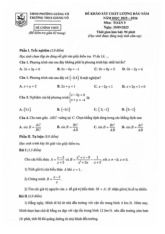 Đề khảo sát Toán 9 đầu năm 2025 – 2026 trường THCS Giảng Võ – Hà Nội