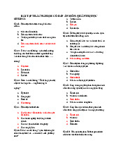 TOP Câu Hỏi Trắc Nghiệm Ôn Tập Môn Quản trị học | Trường Cao đẳng Kinh tế Công nghiệp Hà Nội