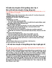 Kể một câu chuyện về lòng dũng cảm lớp 4 - Tiếng việt 4