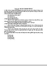 Tóm Tắt Chương 1-3 Thuyết Kinh Tế Vi Mô | Microeconomics | Trường Đại học Quốc tế, Đại học Quốc gia Thành phố Hồ Chí Minh