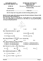 Đề giữa học kỳ 1 Toán 11 năm 2024 – 2025 trường THPT Hiệp Hòa 2 – Bắc Giang