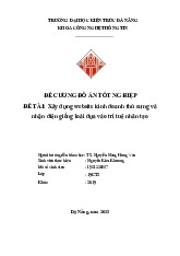 Đề cương Đồ án tốt nghiệp: Xây dựng website thú cưng AI môn Hệ thống thông tin quản lý | Trường Đại học Kiến trúc Đà Nẵng