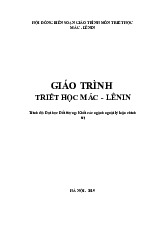Giáo Trình Môn Triết học Mac-Lenin | Đại học Mỹ thuật Công nghiệp