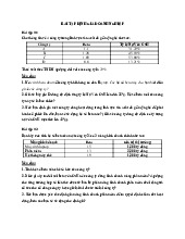 Tổng hợp bài tập định giá doanh nghiệp | Học Viện Công nghệ bưu chính viễn thông