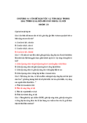 Trắc nghiệm ôn tập chương 6 - Chủ nghĩa xã hội khoa học | Trường đại học Lao động - Xã hội