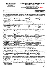 Đề cương môn vật lý- Trường Đại học bách khoa - Đại học đà nẵng.
