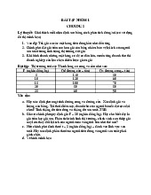 bài tập nhóm chương 2 | Đại học Kinh tế Thành phố Hồ Chí Minh