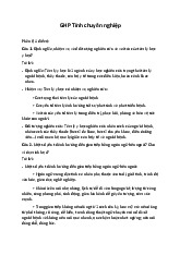 GHP Tính chuyên nghiệp | Đại học Thái Nguyên