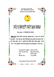 ĐỀ TÀI: Quan điểm của chủ nghĩa Mác - Lênin về vấn đề tôn giáo. Ảnh hưởng của Phật giáo trong đời sống xã hội ở Việt Nam hiện nay | CNXHKH