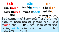 Giáo án điện tử Tiếng việt 1 bài 5 Chân trời sáng tạo: Ôn tập và kể chuyện