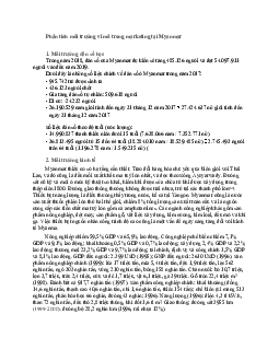 Tài liệu phân tích môi trường vĩ mô trong môn Kinh tế vĩ mô | Đại học Thăng Long