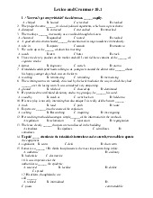 Lexico and Grammar 10 môn Tiếng anh (hdh) | Trường Đại Học Thái Nguyên