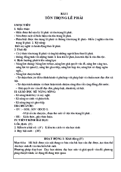 Bài 1: Tôn trọng lẽ phải | Đại học Sư Phạm Hà Nội