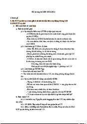 Đề cương học kỳ 2 2023-2024 môn Lịch sử Đảng | Đại Học Hà Nội