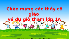 Giáo án điện tử Hoạt động trải nghiệm 1 chủ đề 3 Chân trời sáng tạo : Ôn tập