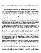 Phân tích truyện Thần Mưa chọn lọc hay nhất Ngữ văn lớp 10