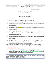 Nội Dung Ôn Tập Môn Chủ nghĩa xã hội khoa học | Đại học Bách Khoa Hà Nội