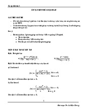 Đề cương ôn tập môn Giải tích 1 | Trường Đại học Bách Khoa Hà Nội