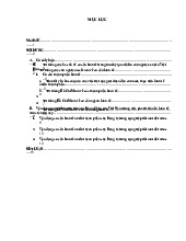 Đề cương môn Tư tưởng Hồ Chí Minh - Trường Đại học lao động -  xã hội.