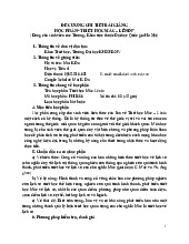 Đề cương chi tiết bài giảng học phần "Triết học Mác - Lênin" |Đại học Quốc gia Hà Nội