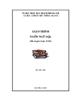 Giáo trình Ngôn ngữ SQL | Đại học Gia Định