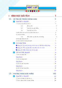 Lý thuyết, dạng toán và bài tập chuyên đề phương pháp tọa độ trong không gian Toán 12