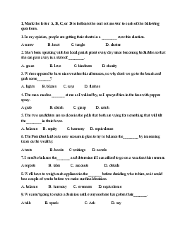 LEXICO FOR NEC - Bồi dưỡng THPTQG 2019