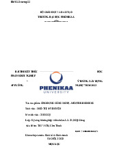 Ứng dụng công nghệ - Mentor Booking | Bài tiểu luận kết thúc học phần Kỹ năng Khởi nghiệp và lãnh đạo | Trường Đại học Phenikaa