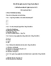 TOP 7 đề thi giữa học kỳ 2 môn Địa Lí lớp 9 năm học 2024 - 2025