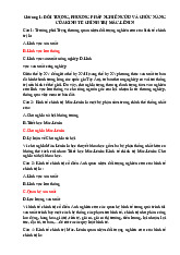 TOP Câu Hỏi Trắc Nghiệm Chương 1 Đối Tượng, Phương Pháp Nghiên Cứu | Môn Kinh tế chính trị - Đại học Công Đoàn