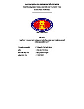 GIÁO DỤC VIỆT NAM - Bài Tiểu Luận: Thành Tựu & Hạn Chế Giai Đoạn 2000