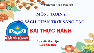 Giáo án điện tử Toán 2 Chương 4 Chân trời sáng tạo Phép trừ (có nhớ) trong phạm vi 1000