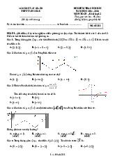 Đề cuối kì 1 Toán 12 năm 2024 – 2025 trường THPT Tân Châu – An Giang