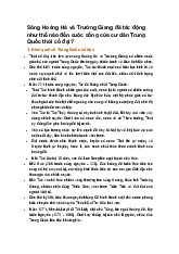 Sông Hoàng Hà và Trường Giang đã tác động như thế nào đến cuộc sống của cư dân Trung Quốc thời cổ đại?