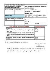 Đề thi cuối kì Hóa hữu cơ | Môn Hóa đại cương - Trường Đại học Sư phạm Kỹ thuật Thành phố Hồ Chí Minh