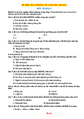 Đề Kiểm Tra Cuối Học Kỳ 1 Tin 9 Năm 2025-2026 Có Đáp Án Ma Trận Đặc Tả
