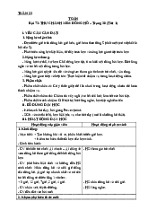 Kế hoạch bài dạy Tuần 23 - Toán 3 CD