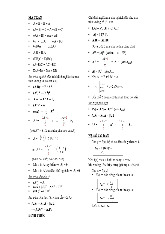 Tóm tắt công thức  toán cao cấp | Toán cao cấp 1 | Đại học Tôn Đức Thắng