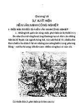 Chương VII: Sự xuất hiện và đặc điểm nền văn minh công nghiệp | Trường Đại học Ngoại ngữ, Đại học Quốc gia Hà Nội
