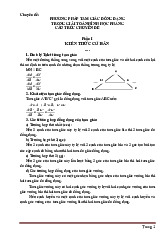 Chuyên Đề Bồi Dưỡng Học Sinh Giỏi Tam Giác Đồng Dạng