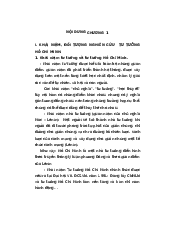 Nội dung chương 1 - Tư tưởng Hồ Chí Minh | Trường đại học Bách Khoa, Đại học Đà Nẵng