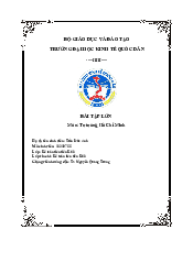 Bài tập lớn môn Tư tưởng Hồ Chí Minh | Đại học Kinh Tế Quốc Dân