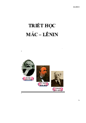 Slide bài giảng - Triết học Mác Lenin| Đại học Kinh Tế Quốc Dân
