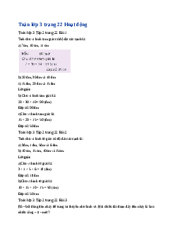 Giải SGK môn Toán 3 - Bài  50: Chu vi hình tam giác, hình tứ giác, hình chữ nhật, hình vuông | Kết nối tri thức