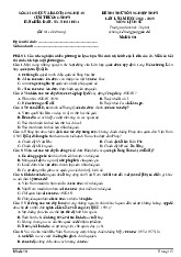 Đề thi thử tốt nghiệp THPT 2025 môn Lịch sử lần 1 cụm trường THPT Nghệ An