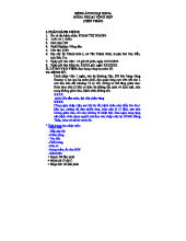 BỆNH ÁN NGOẠI KHOA SÒI TÚI MẬT - PHẠM THỊ HOÀNG