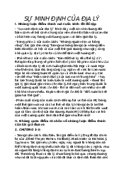 Sự minh định của Địa Lý môn Lịch sử Đảng | Đại Học Hà Nội